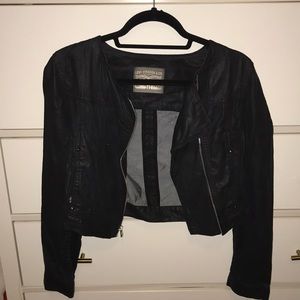Levi Strauss black moto jacket